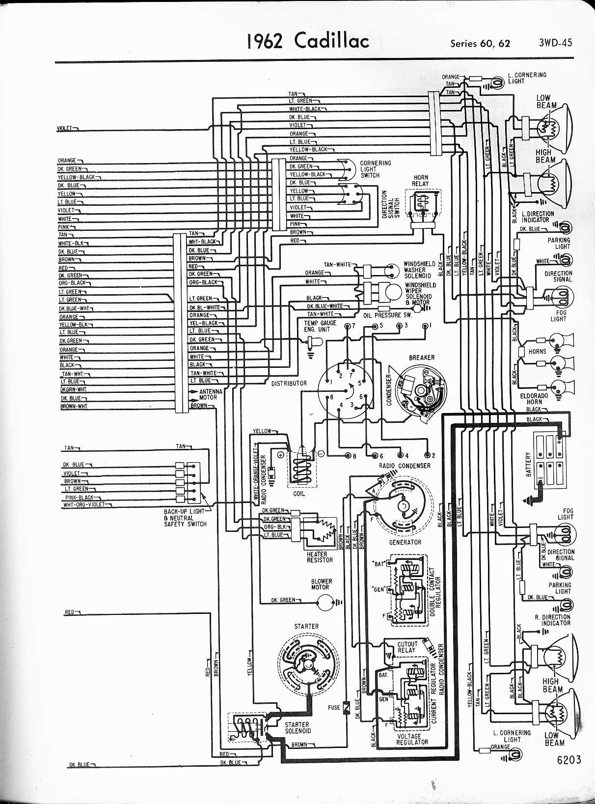 Cadillac Wiring Diagrams: 1957-1965